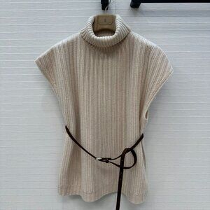 Brunello Cucinelli High-Neck Cashmere Cape Vest